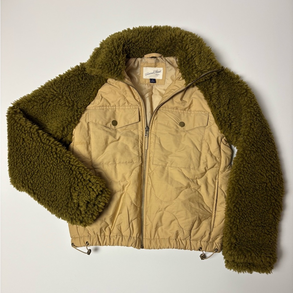 Universal Thread Tan and Olive Coat Size XS